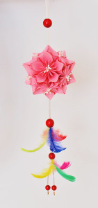 Wiszące kwiaty Kusudamy